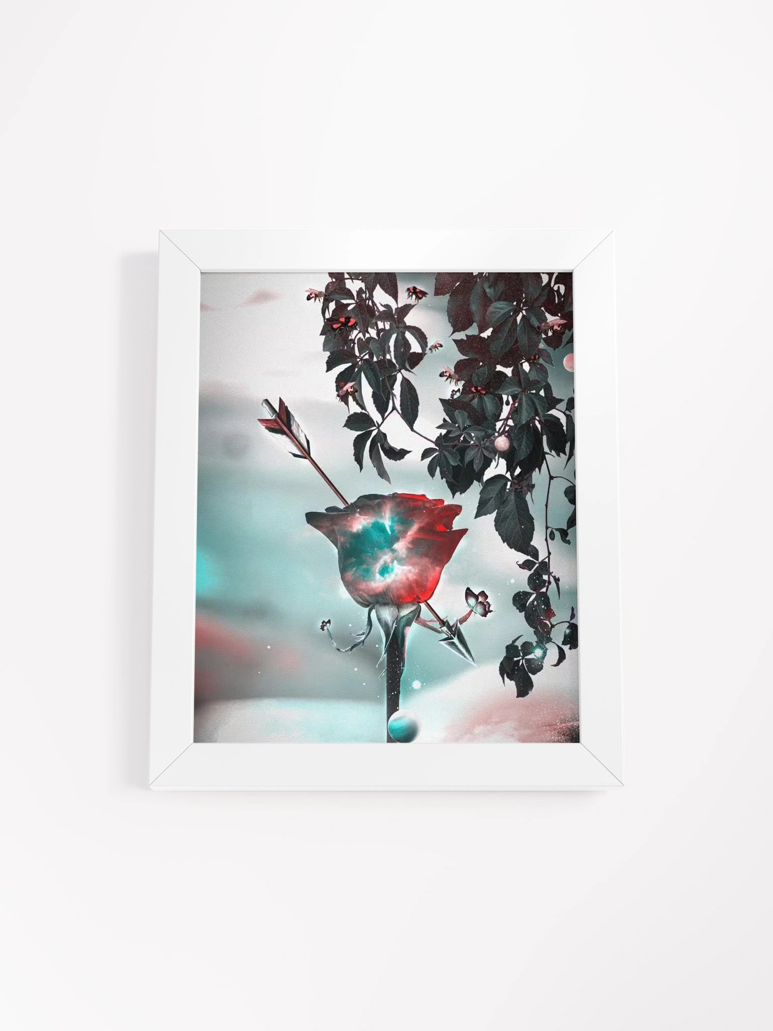 Vibrant Ayous Wood Framed Matte Poster product image (4)