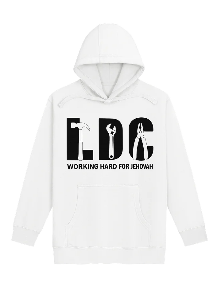 LDC Volunteer “Working Hard for Jehovah” Unisex Hoodie product image (1)
