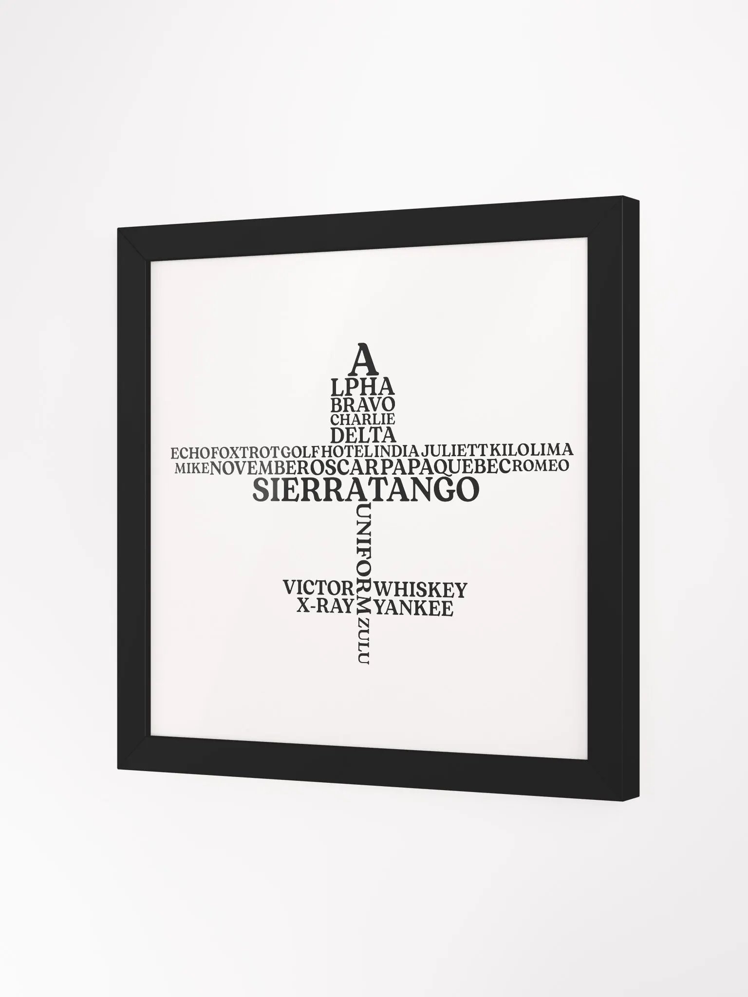 The Aviation Alphabet Airplane Framed Poster product image (2)