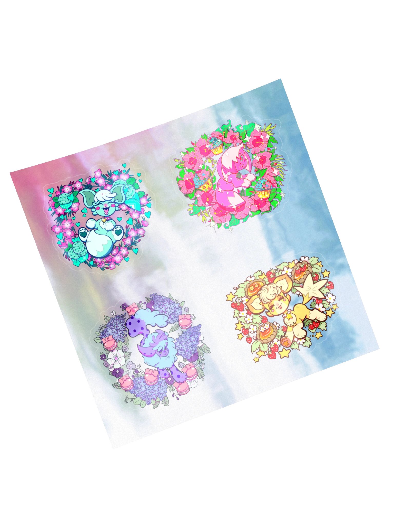 Holographic Fox Stickers product image (5)