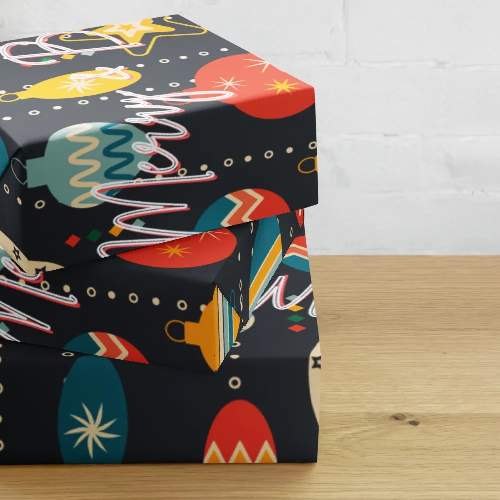 Merry & Bright Wrapping paper product image (10)