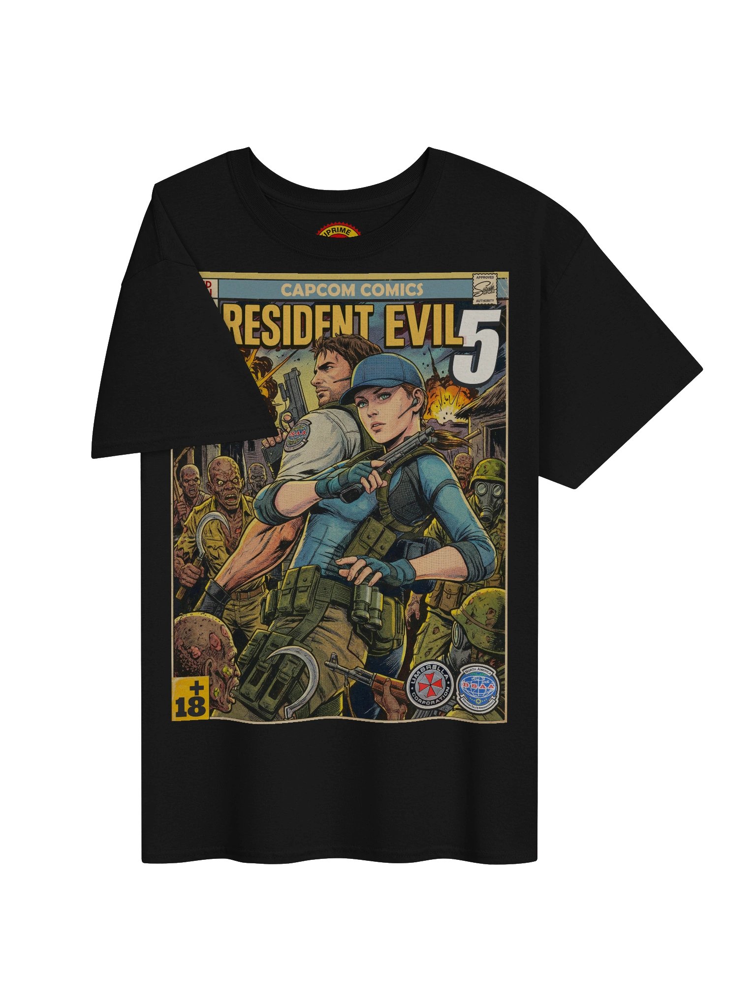 Resident Evil 5 Comic Art T-Shirt product image (3)