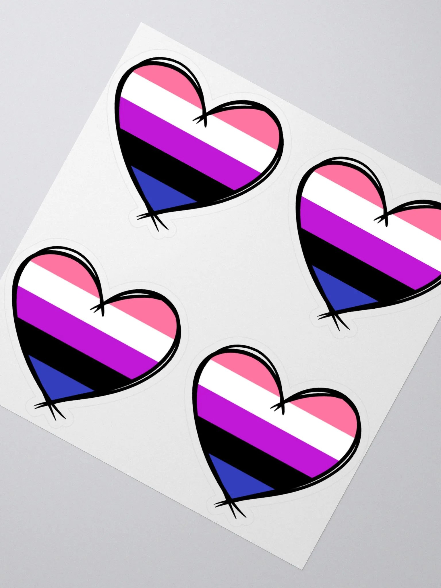 Gender Fluid Pride Stickers product image (3)