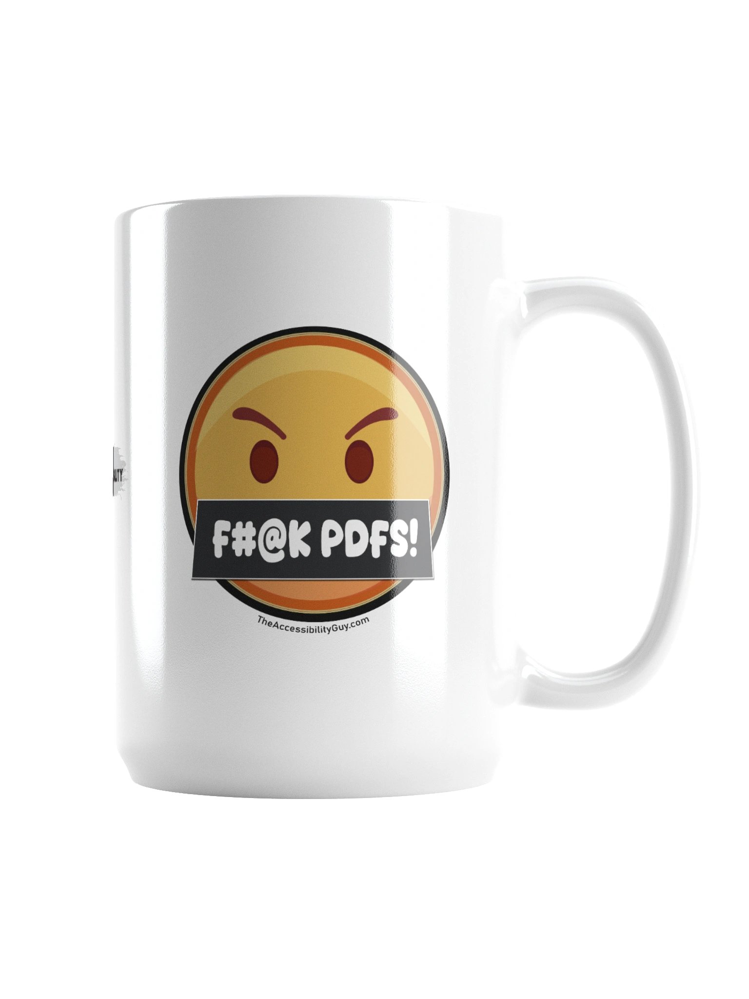 F#@K PDFs! White Glossy Mug product image (2)