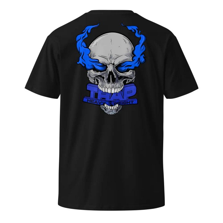 EBE Trap Heavyweight T-Shirt (Blue Logo) product image (1)