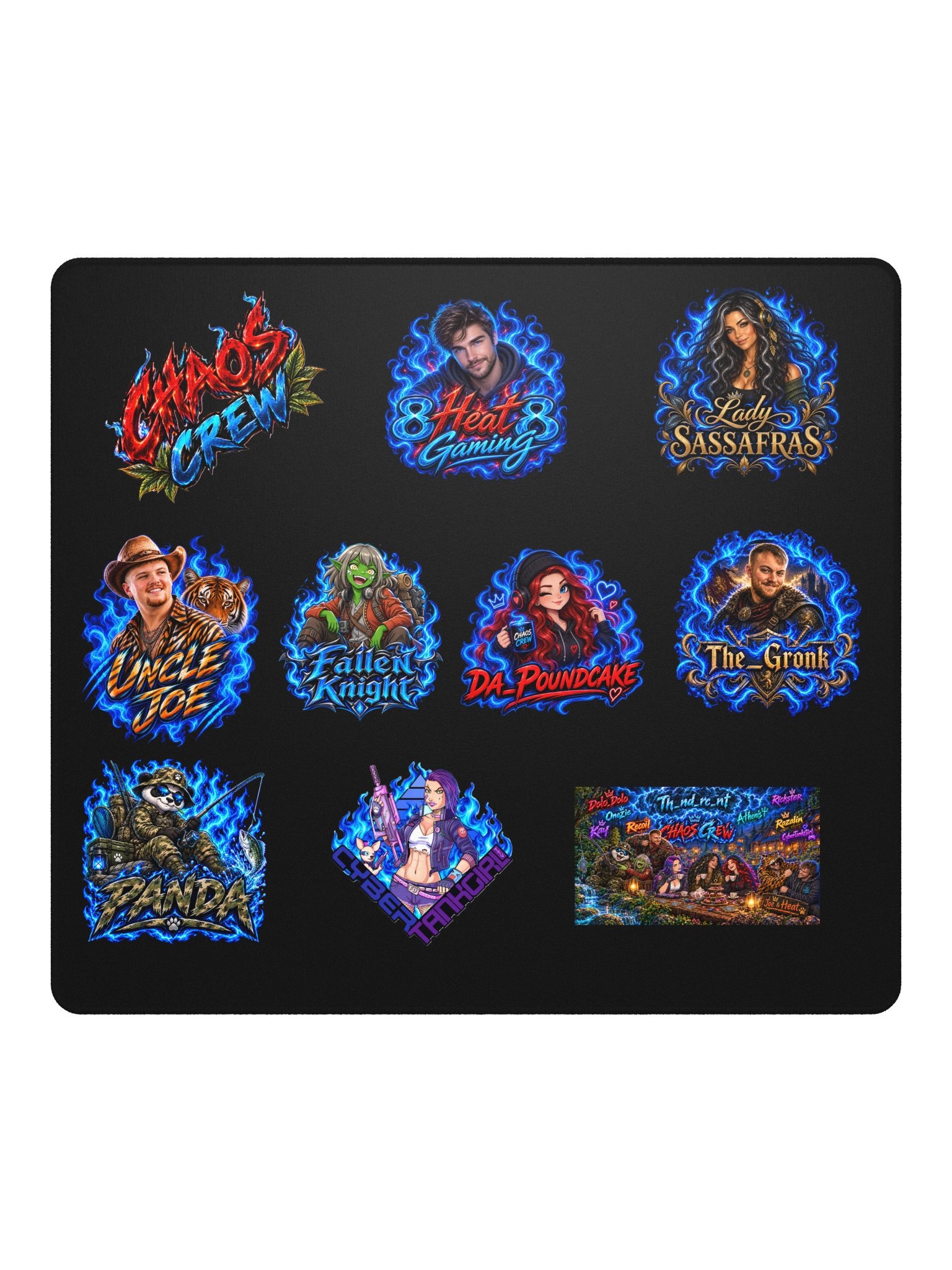 Chaos Crew Logo Desk Pad product image (2)