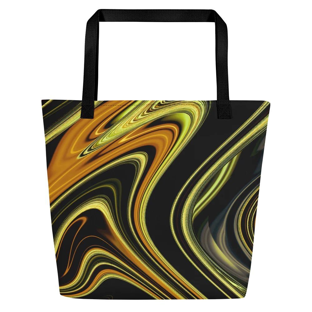 Golden Genesis Large Tote Bag with Pocket product image (1)