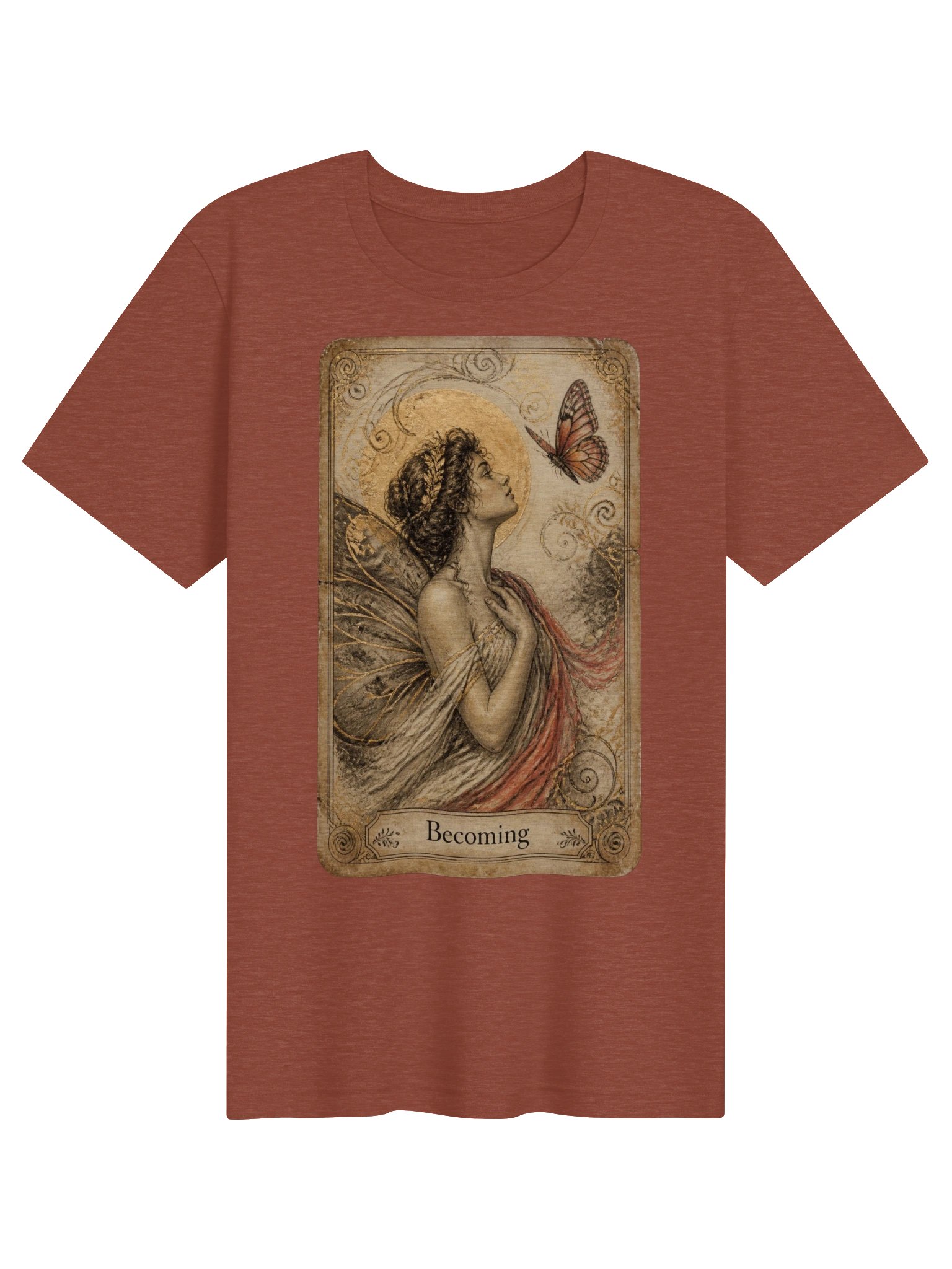 Psyche Mythology Tarot Shirt, Butterfly "Becoming" Graphic product image (2)