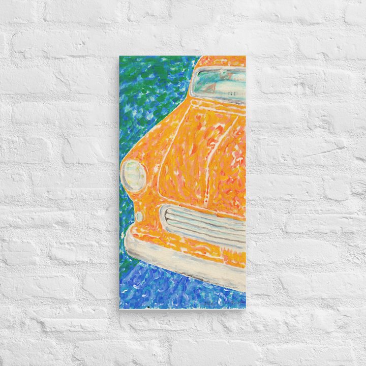 Orange Car on canvas (2007) product image (2)