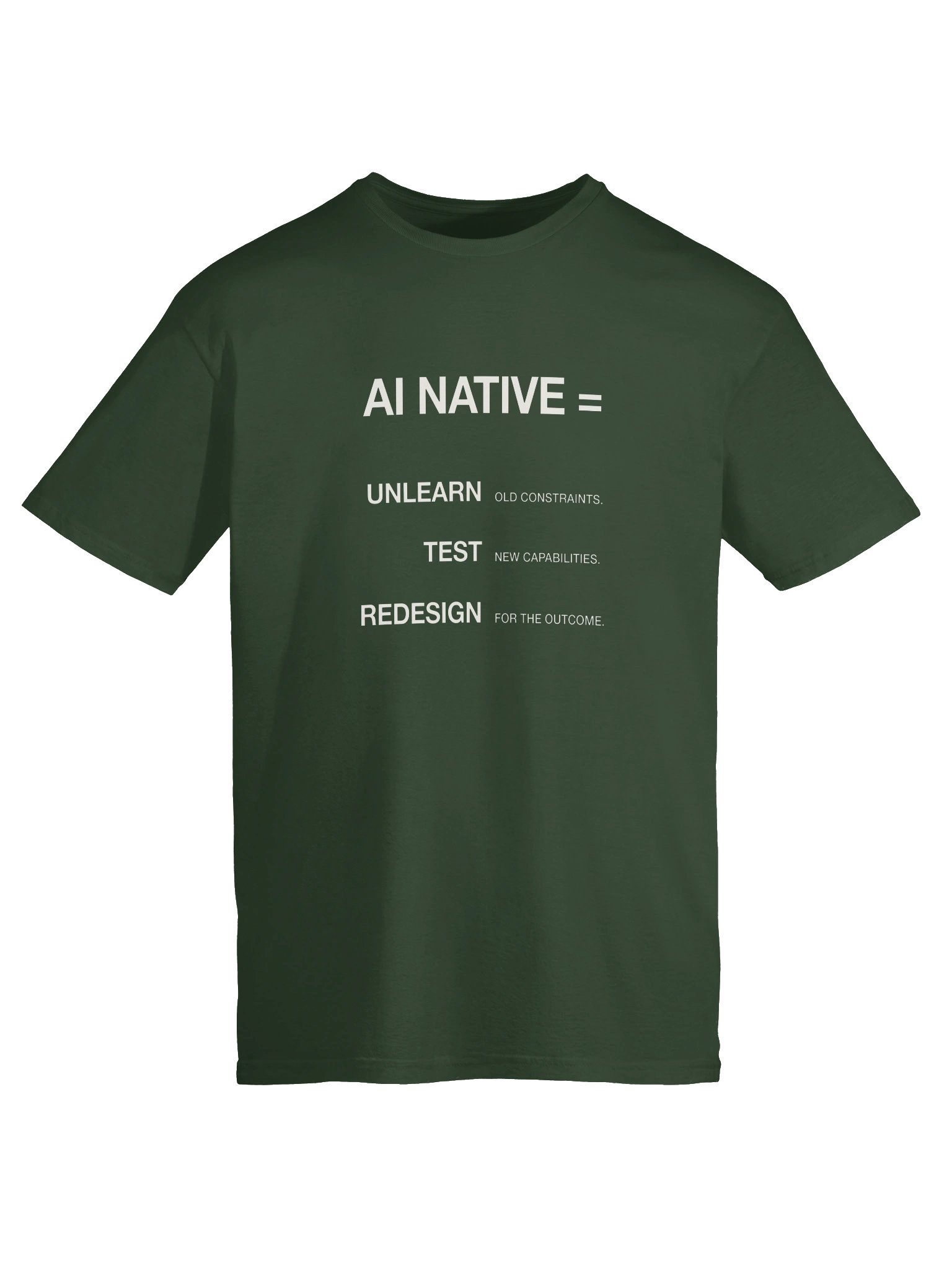AI Native = Unlearn. Test. Redesign. product image (5)