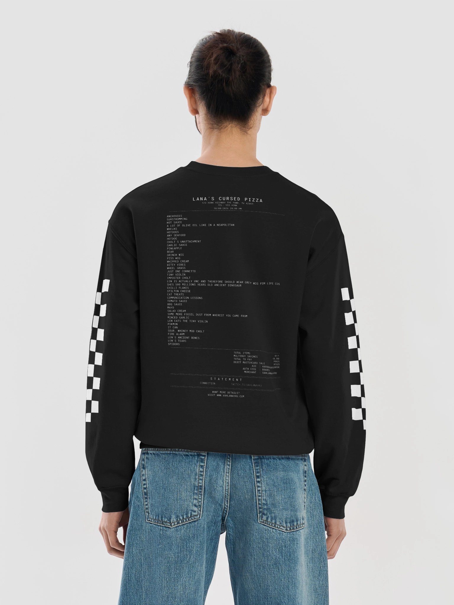 Lana's Cursed Pizza Sweater product image (6)