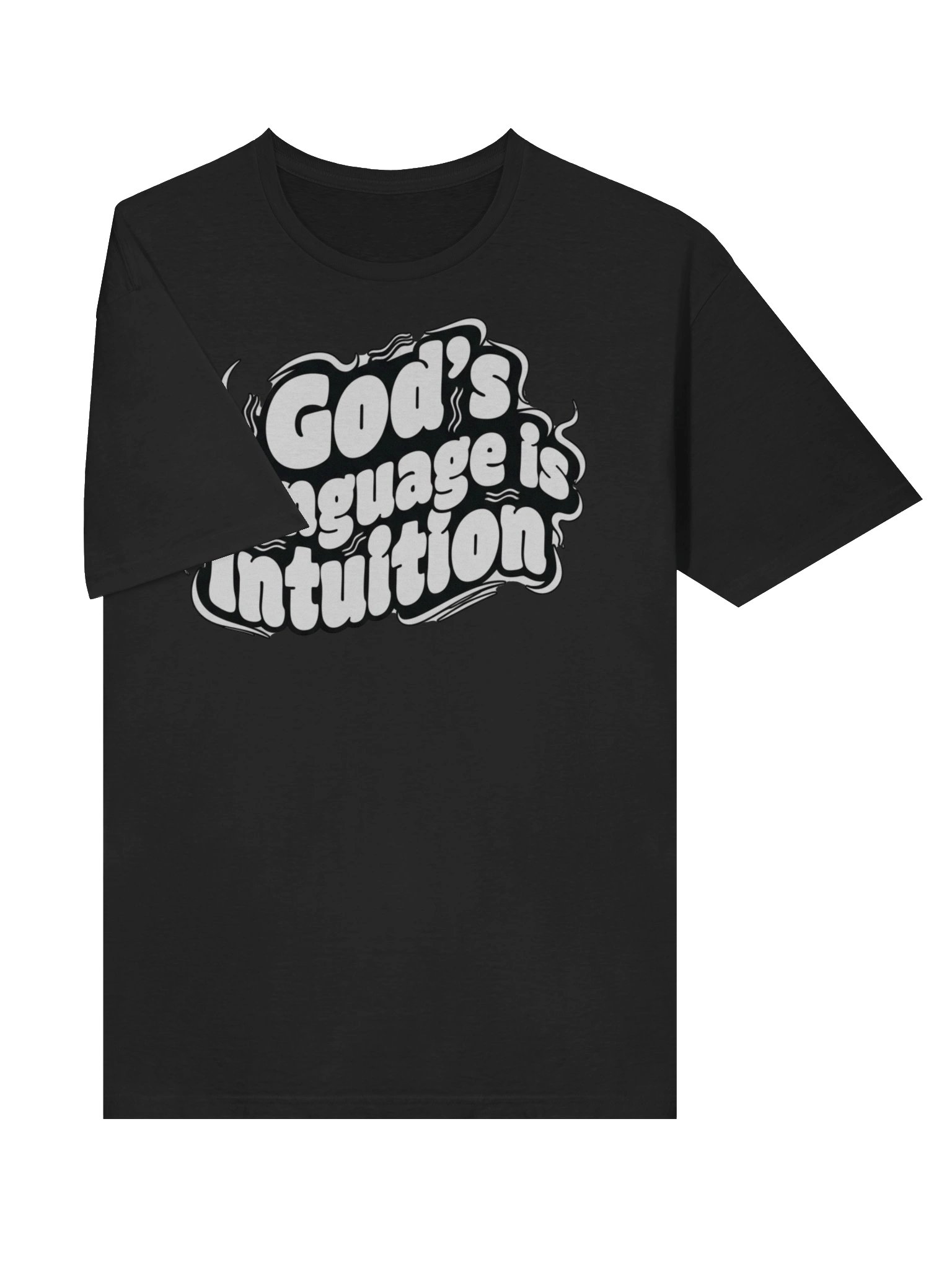 God's Language is Intuition, Unisex Tee product image (6)