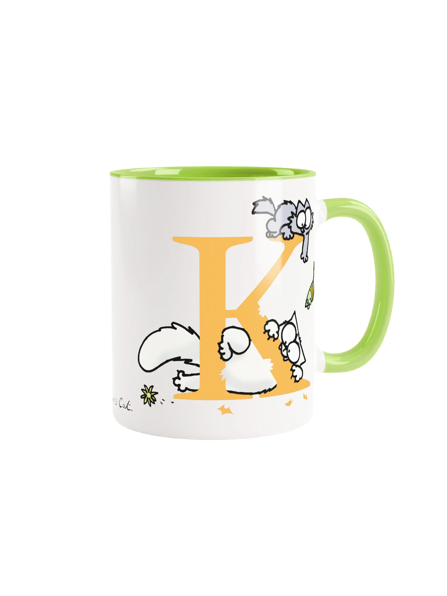 Cat Monogram Mug - K product image (2)