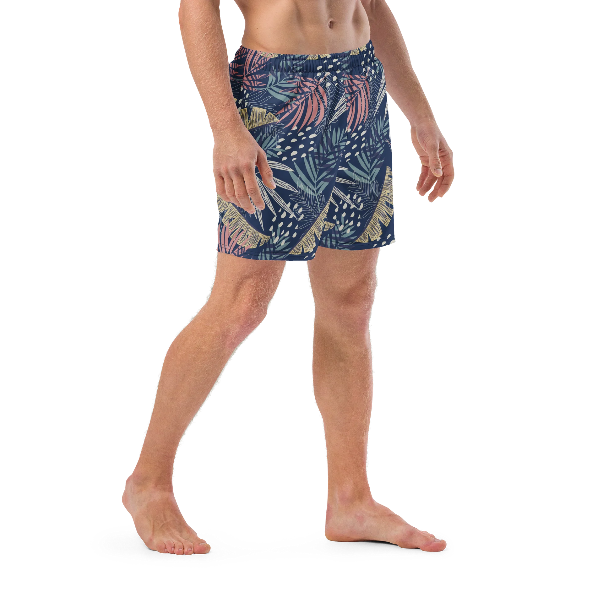 Tropical Leaves Paradise Swim Trunks for Summer Comfort product image (6)