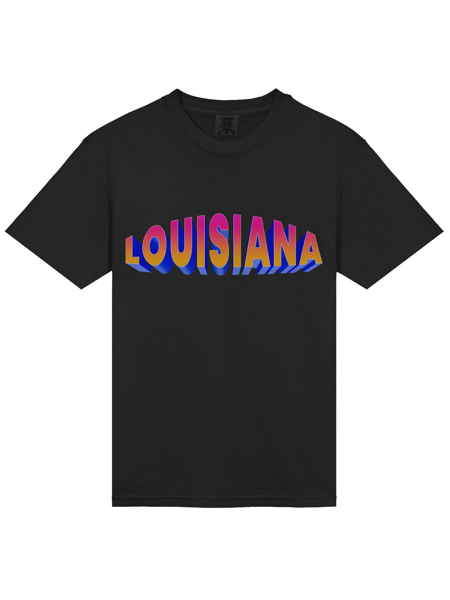 LOUISIANA 3D Gradient Block Tee product image (3)