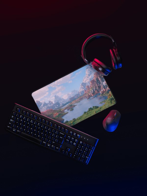 Minecraft Landscape Mouse Pad – Gaming Desk Mat for Minecraft Fans product image (4)