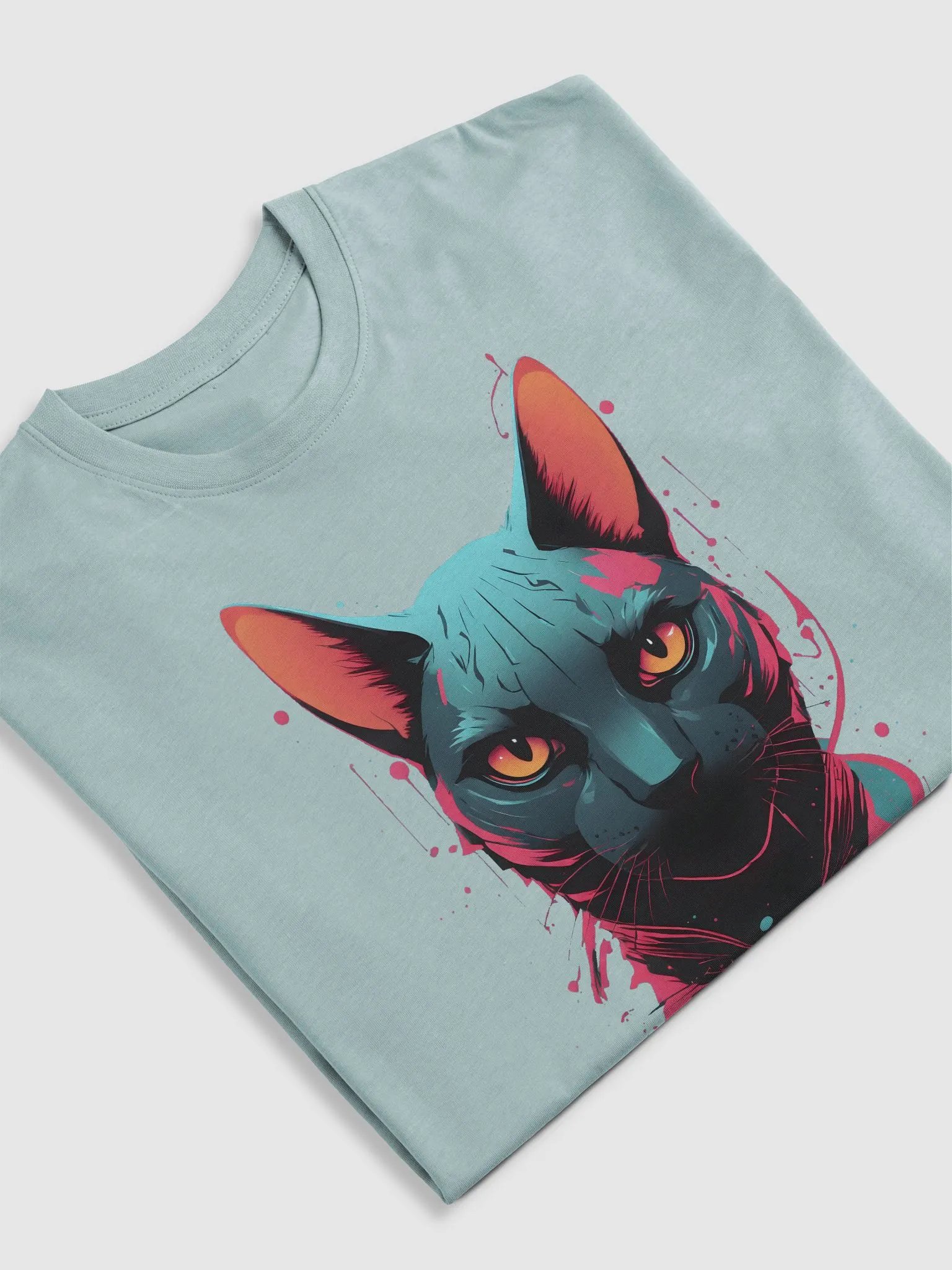 Neon Cat Graphic Tee product image (29)