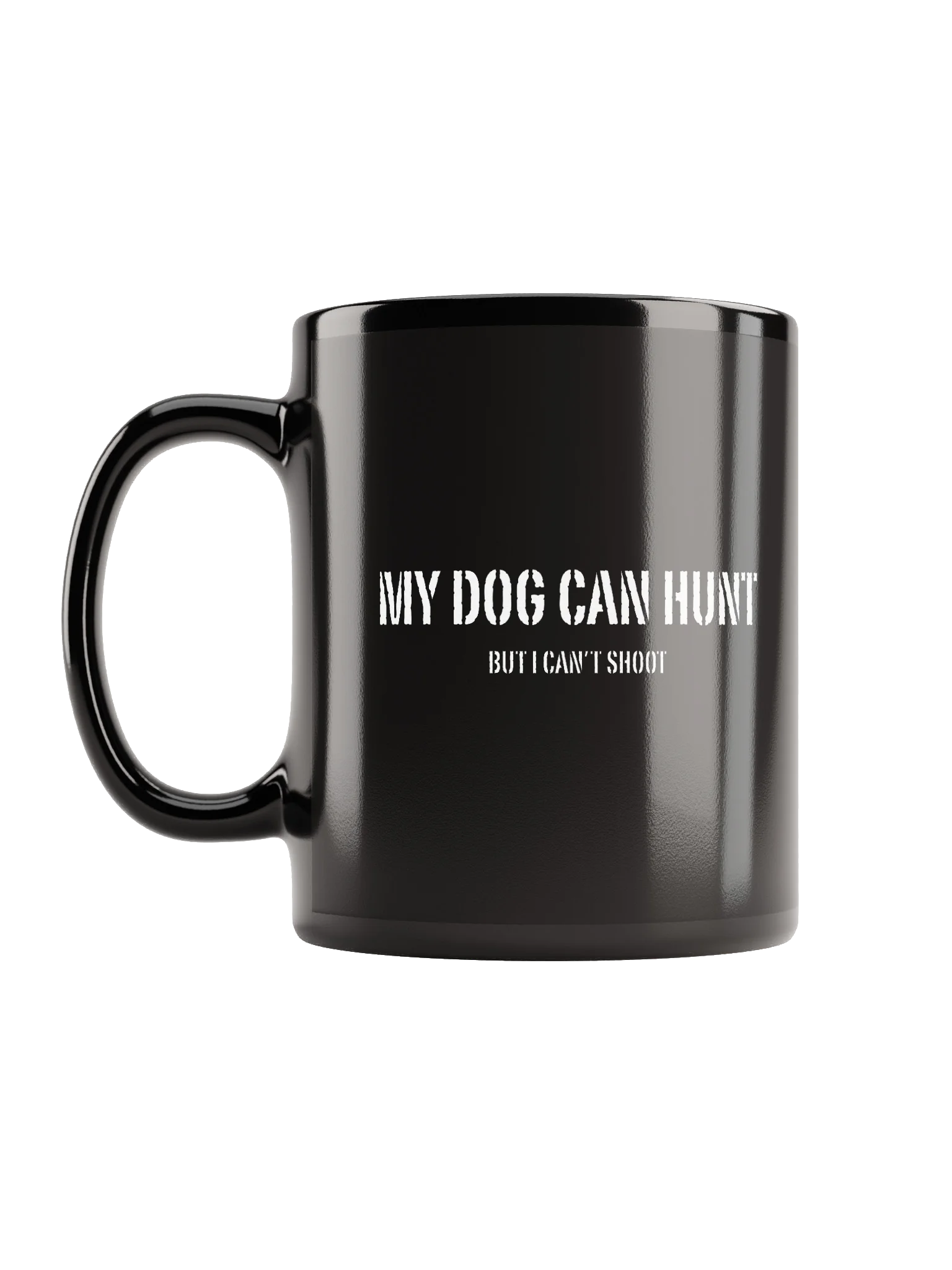 I Can't Shoot Black Hunting Mug product image (1)