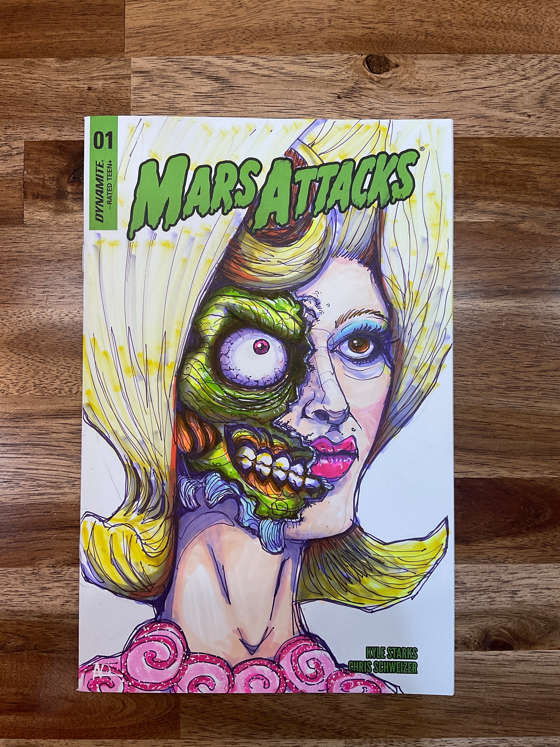 Mars Attacks: Martian Spy - Original Artwork product image (3)