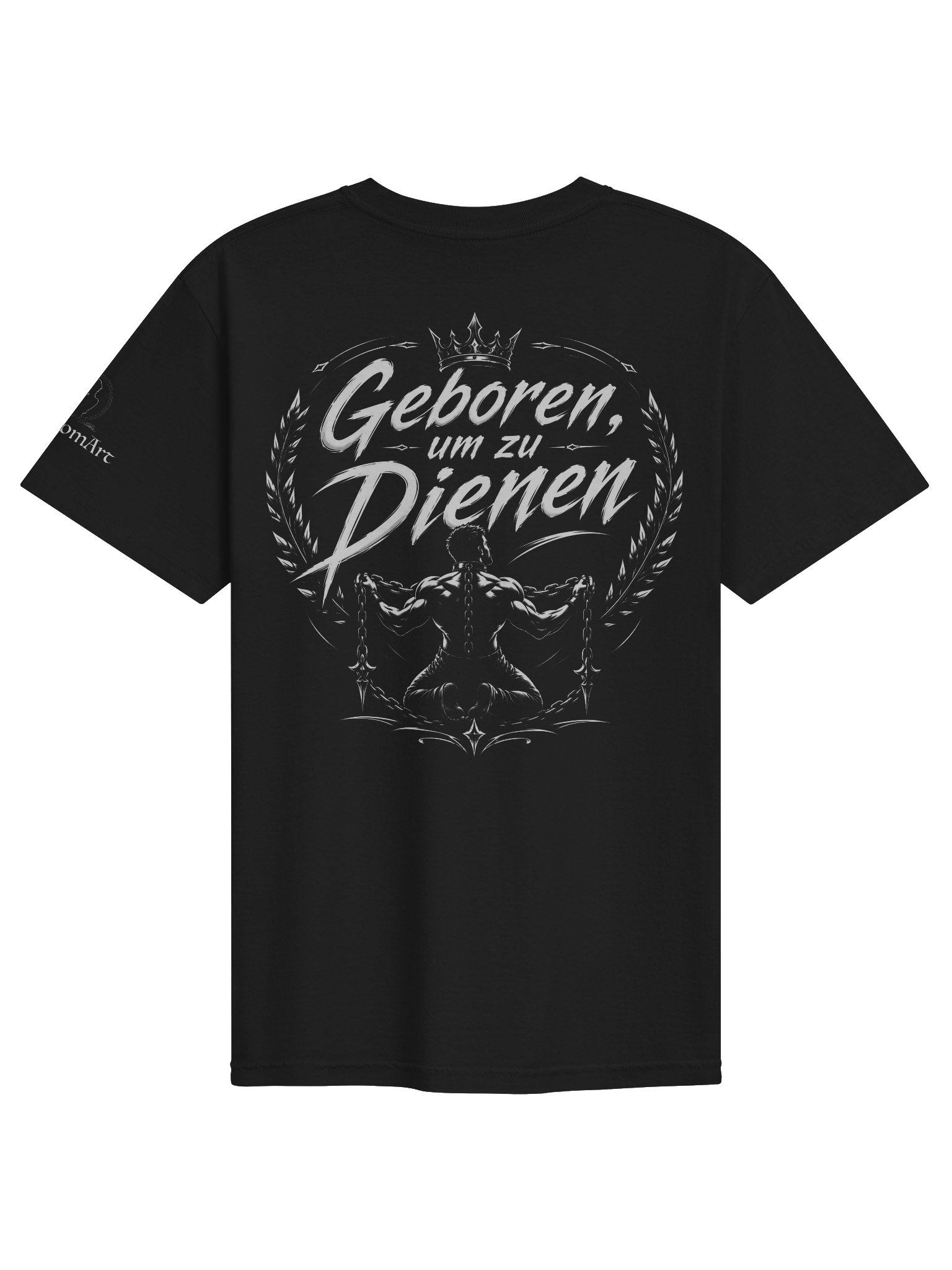 Ja, Herrin! – Geboren, um zu dienen | Dominantes Front-&-Backprint T-Shirt product image (4)