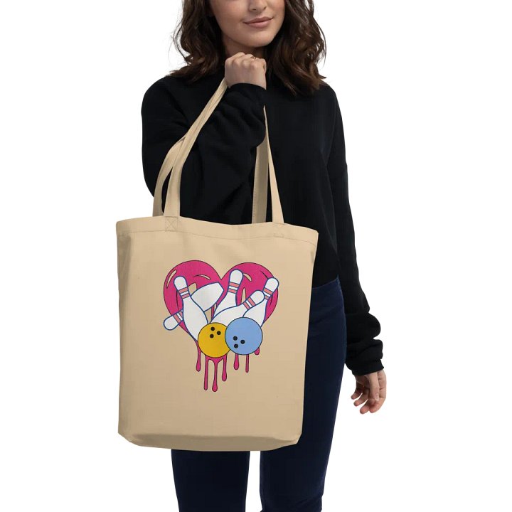 Heart Bowling Eco Tote product image (2)