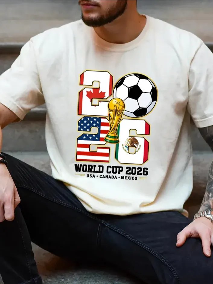 Official 2026 World Cup Soccer T-Shirt – USA Canada Mexico Host Nations Tee product image (2)