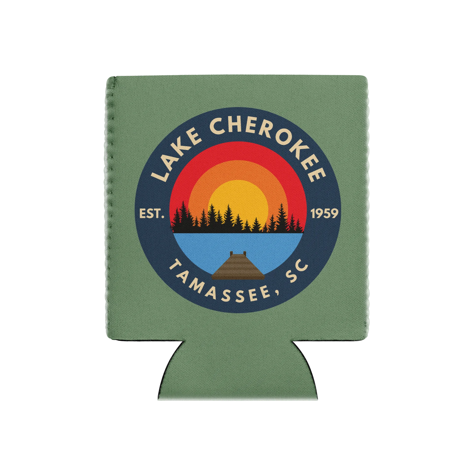 Lake Cherokee Sunset Koozie product image (19)