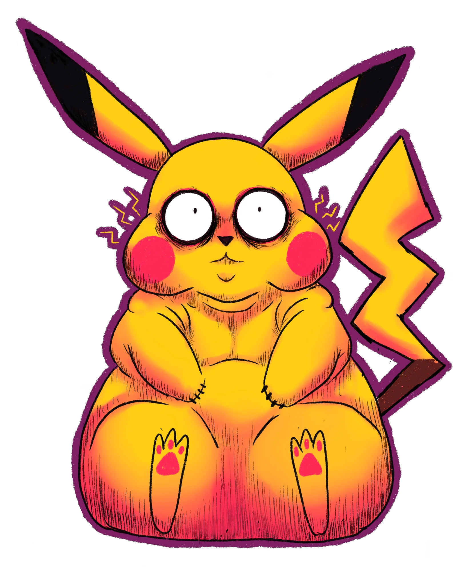 obese pika chuu product image (1)