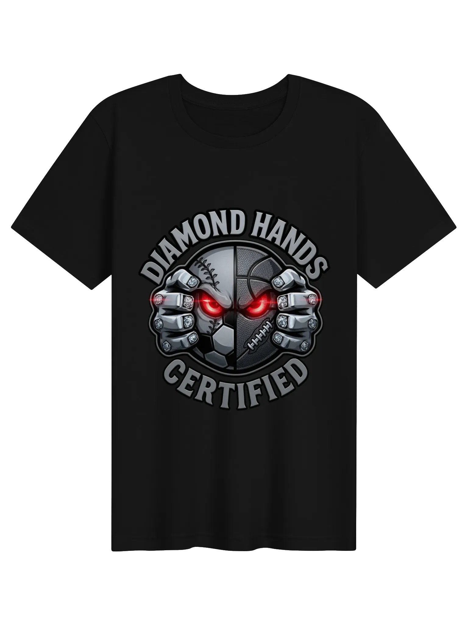 Super Soft Diamond Hands Certified Tee — Chrome product image (1)