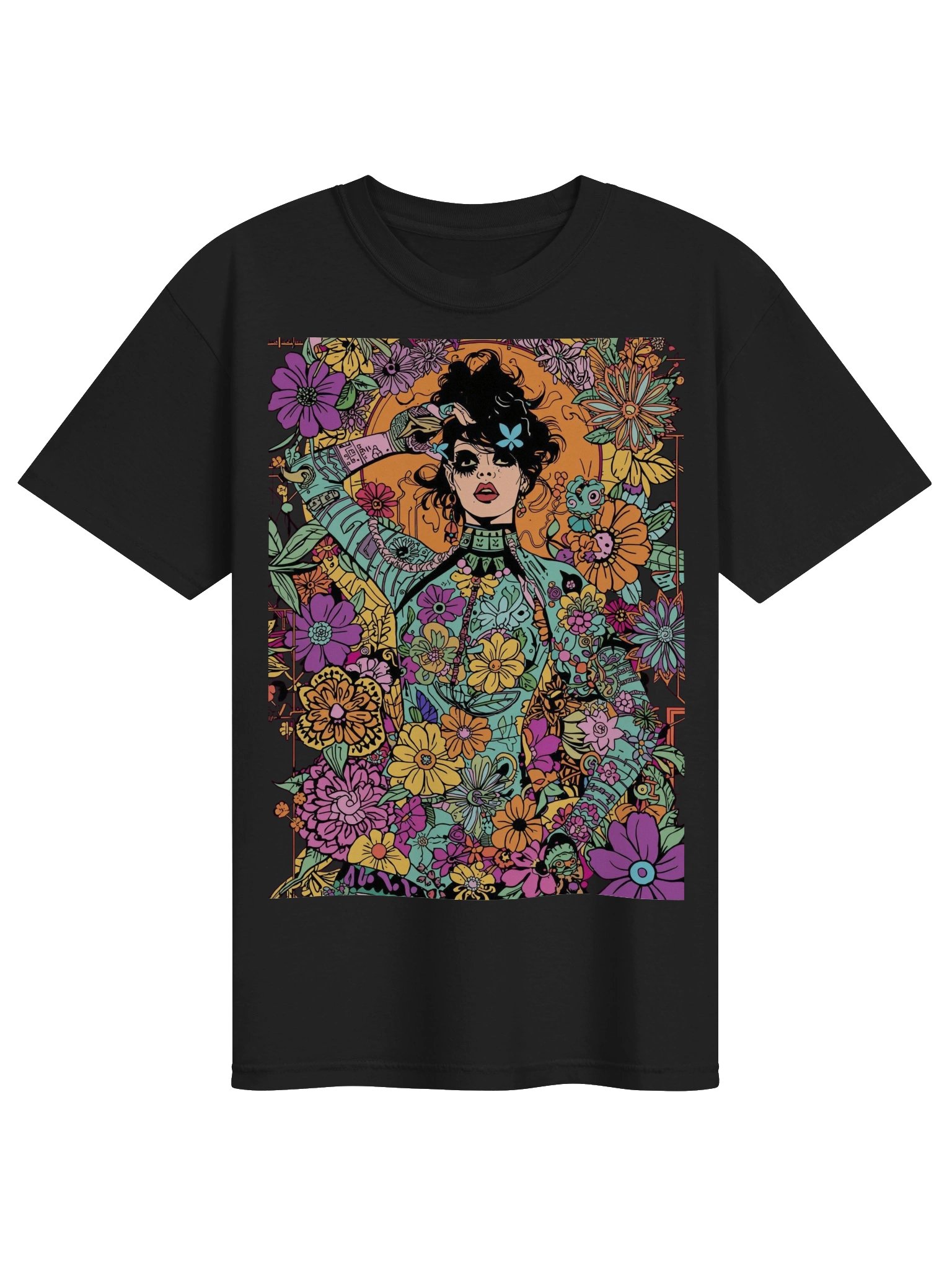 Blooming Muse Floral Graphic Heavyweight Tee product image (1)