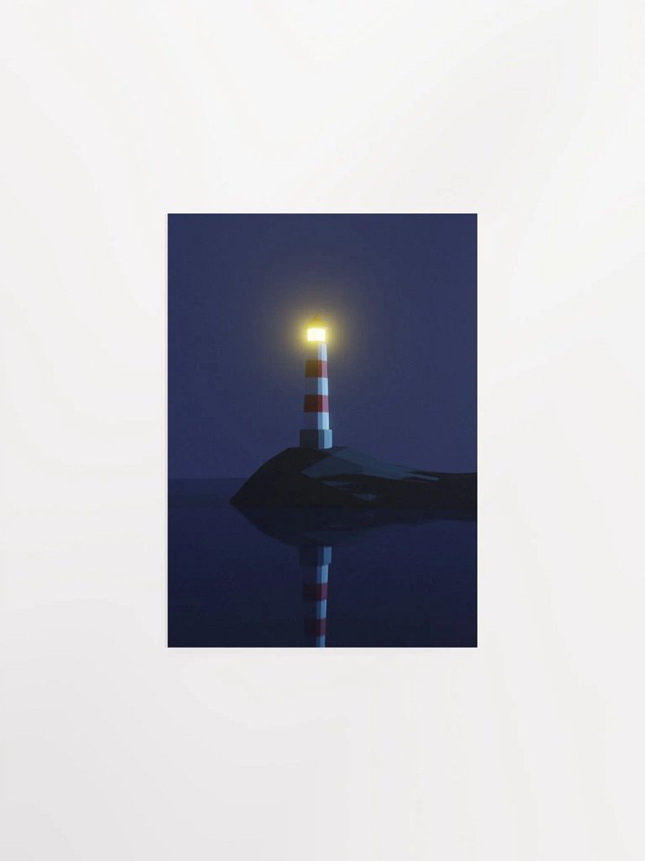 LowPloy Lighthouse Poster product image (2)