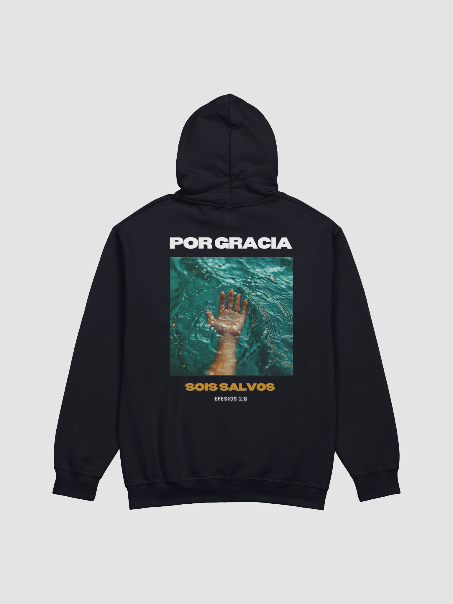 Sudadera Unisex Con Capucha | Por gracias sois salvos product image (1)