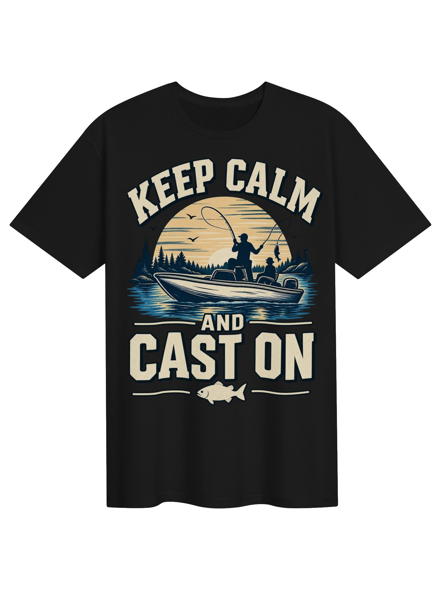 Keep Calm and Cast On T-shirt product image (1)