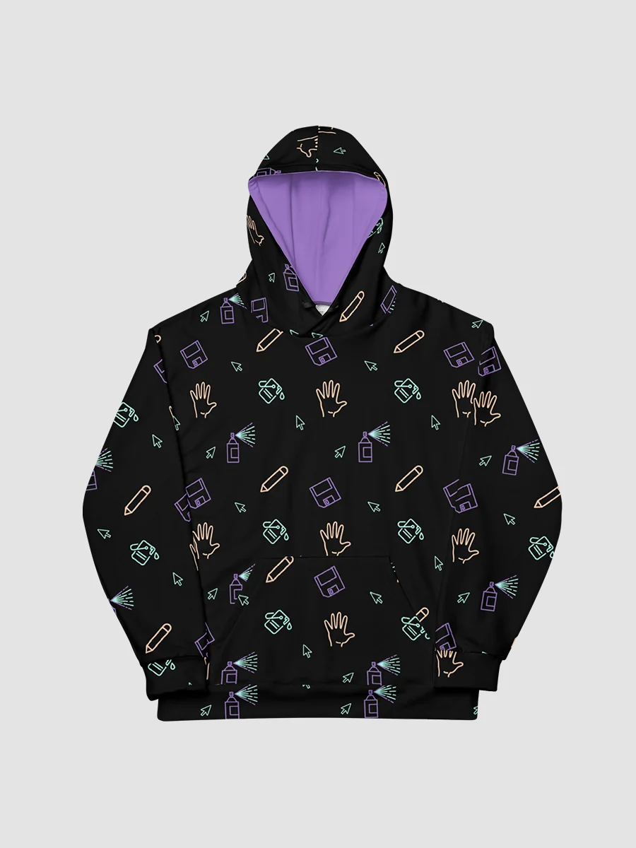 Computer Lab print classic hoodie product image (3)