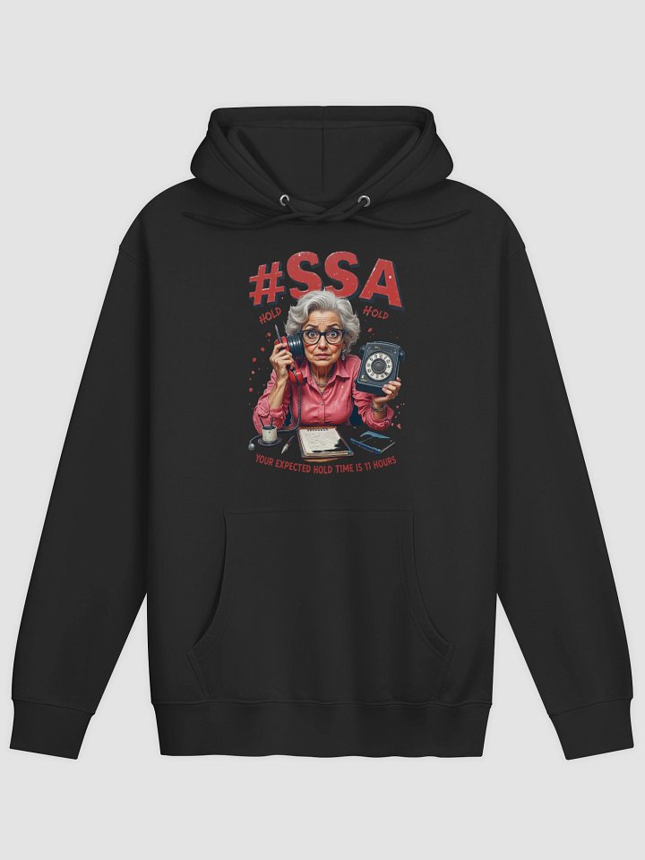 Social Security Hold Time Hoodie product image (3)