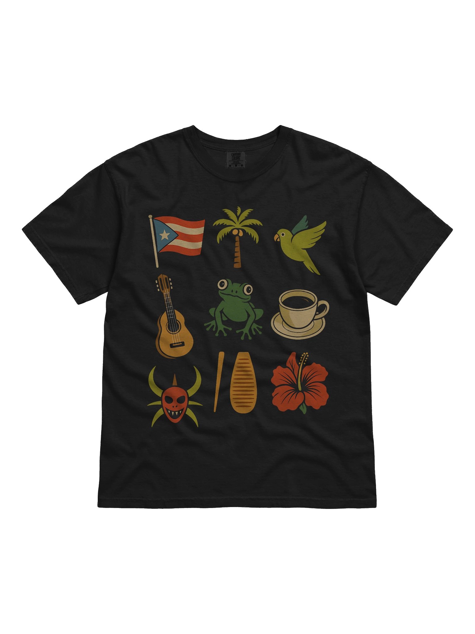 Símbolos de Puerto Rico Camiseta Unisex product image (1)