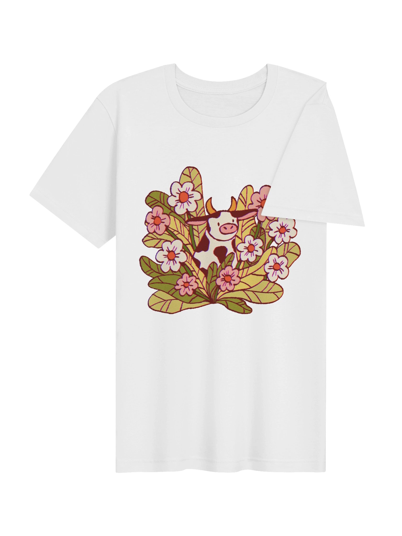 Flower Cow - T-Shirt product image (10)
