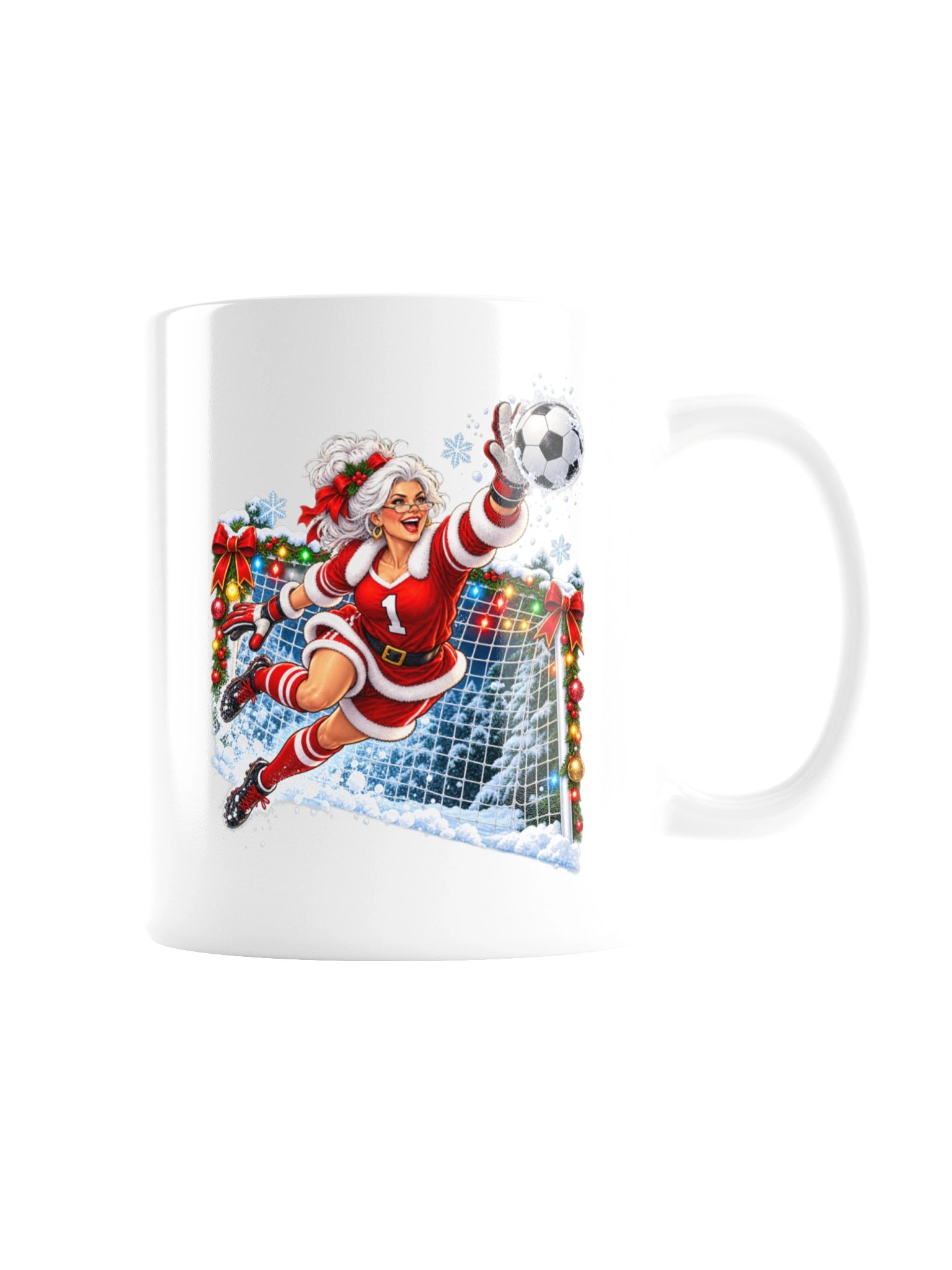 MRS. CLAUS — NORTH POLE GOALKEEPER - MUG product image (7)