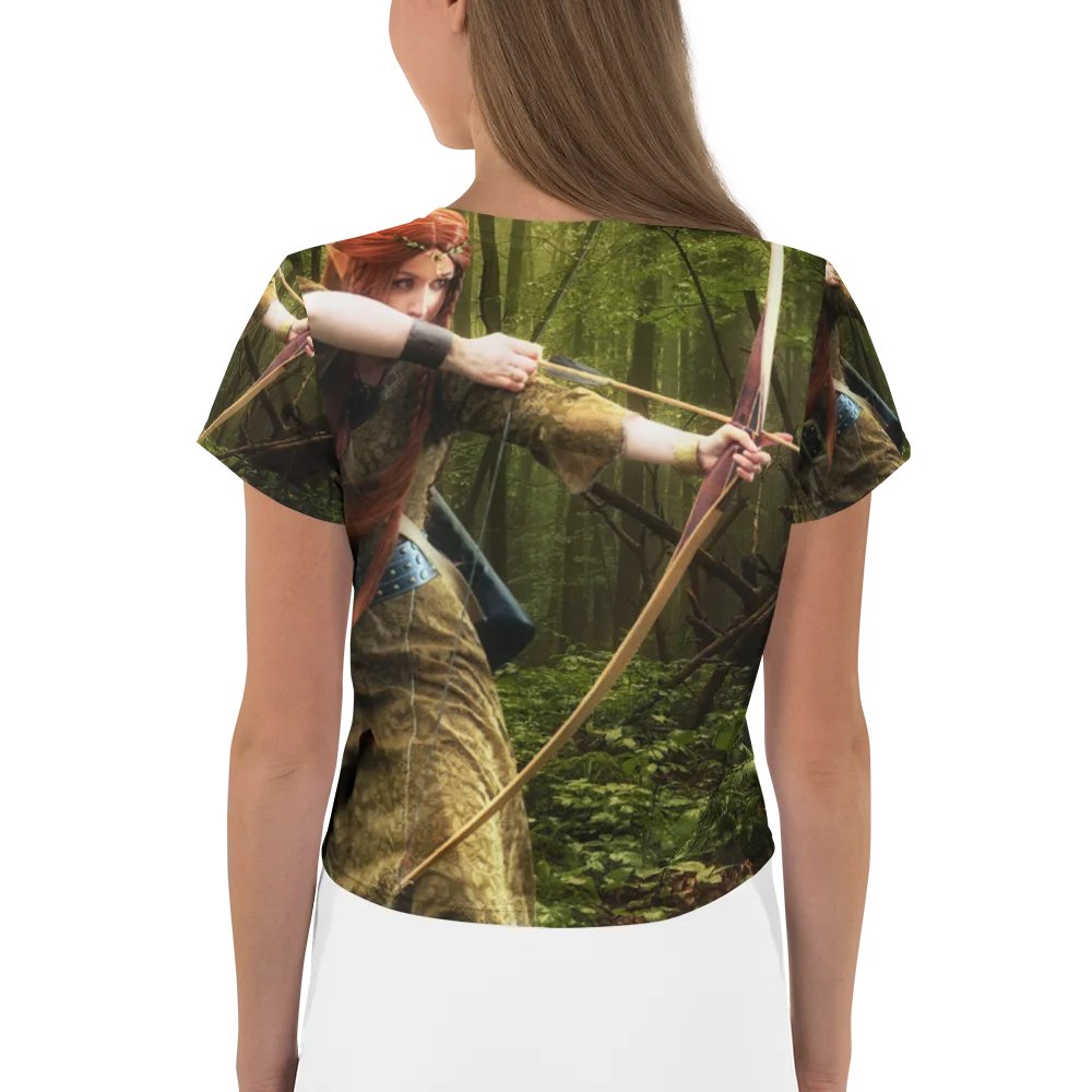 'Elven Stories - Rainhill' All-Over Crop Tee product image (2)