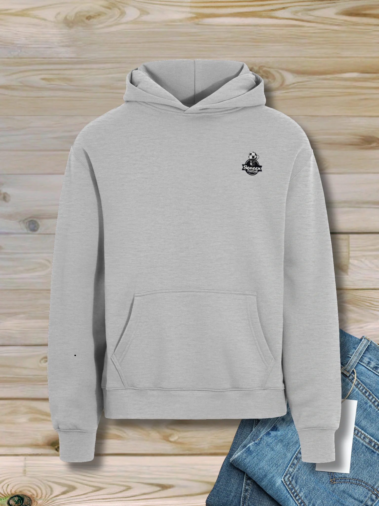 Semeex Football Logo Front and Back AS Colour Unisex Premium Oversized Hoodie product image (11)