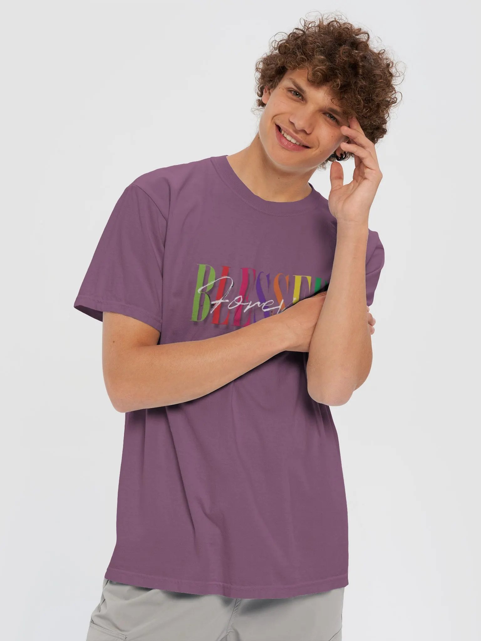 Rainbow Blessed Forever Tee product image (39)