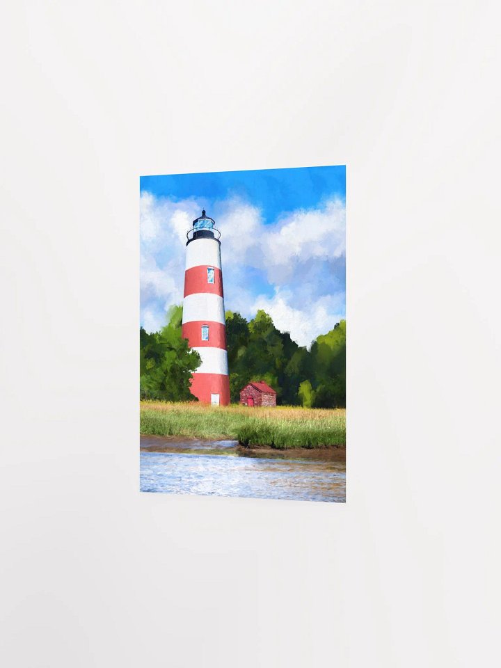 Sapelo Island Lighthouse – Georgia Coast Studio Art Print product image (2)