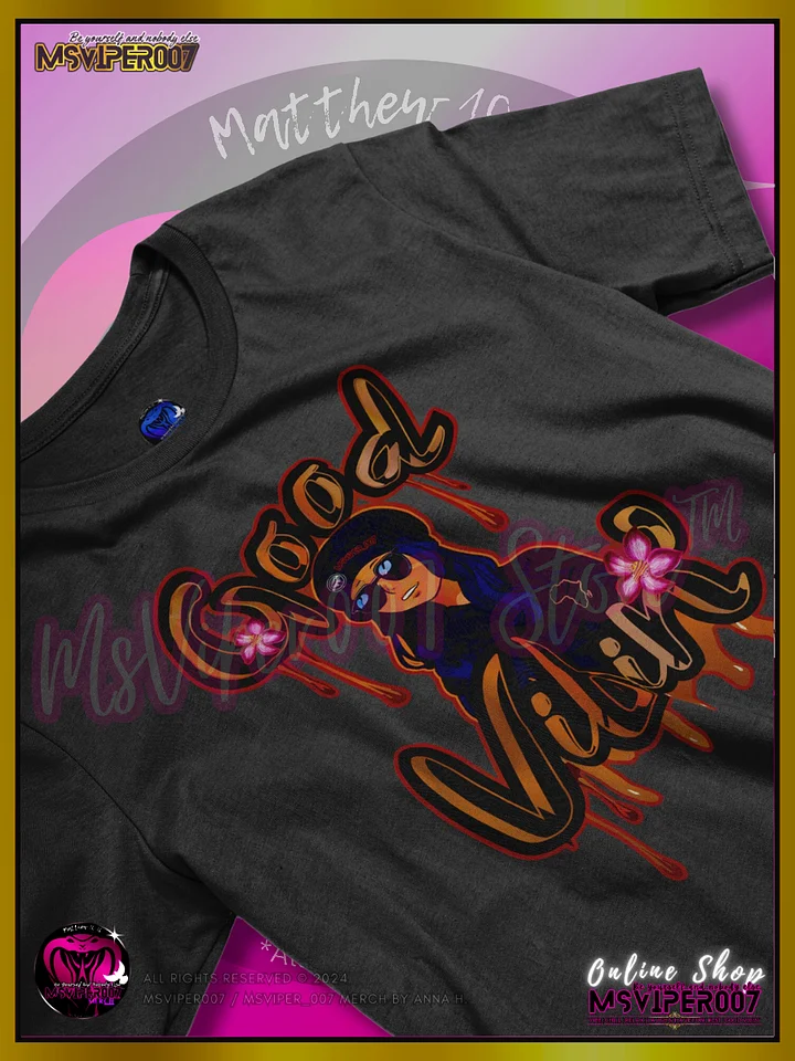 T-Shirt - MsViper007's "Good Vibin'™ [chocolate]" Comfort T-shirt By Anna H. product image (2)