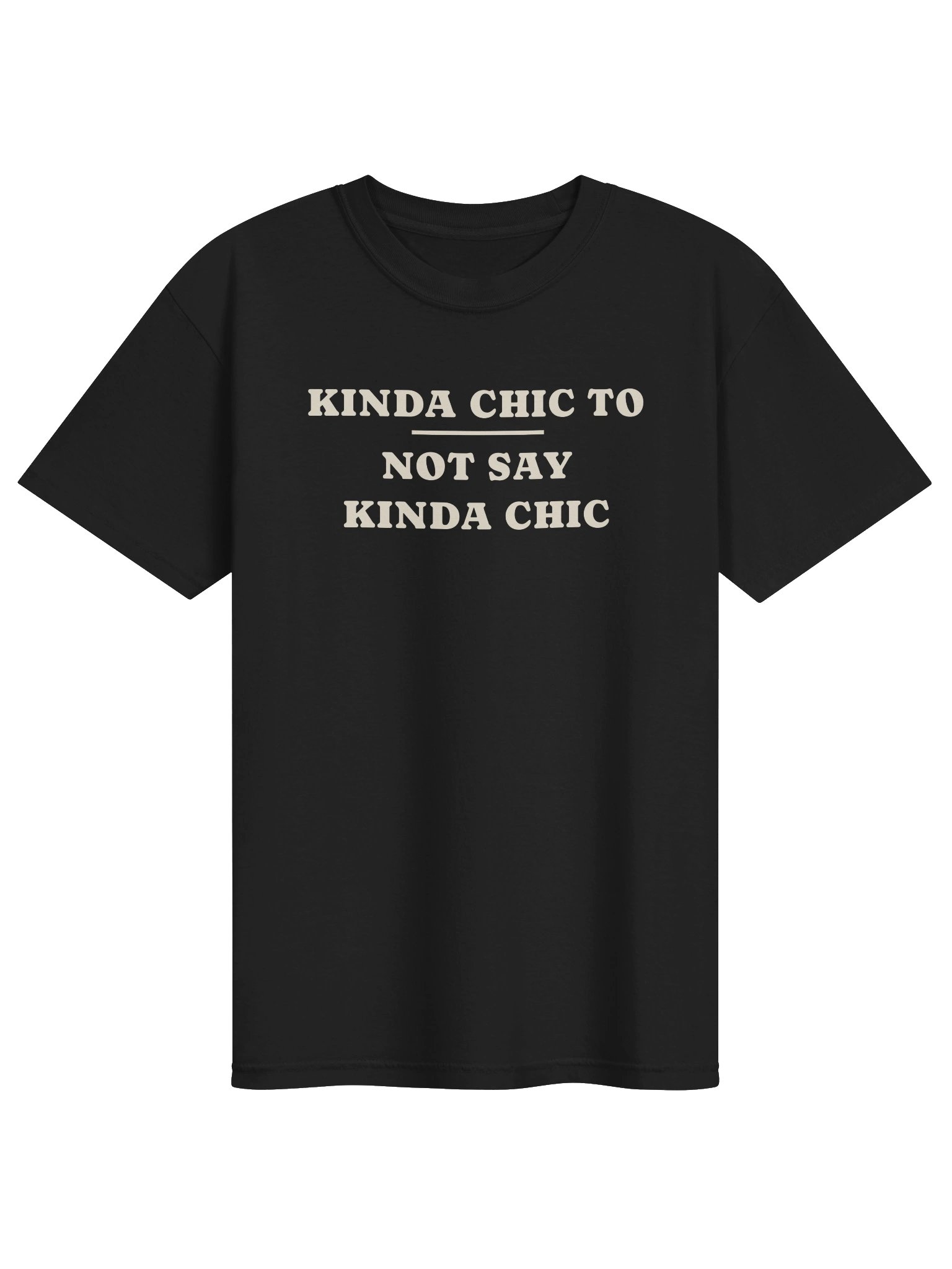 kinda chic to not say kinda chic black cream product image (1)