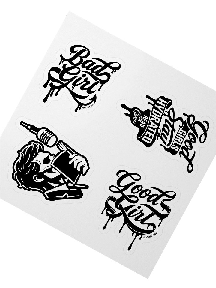 Black & White Sticker Sheet product image (2)
