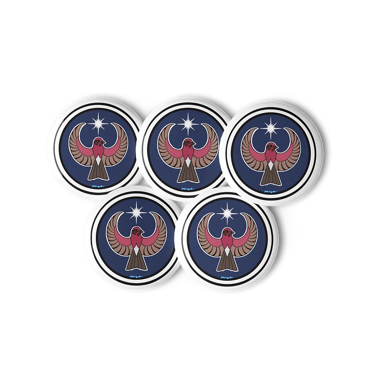 Purple Finch- Resistance. NH. (5-pack buttons) product image (2)