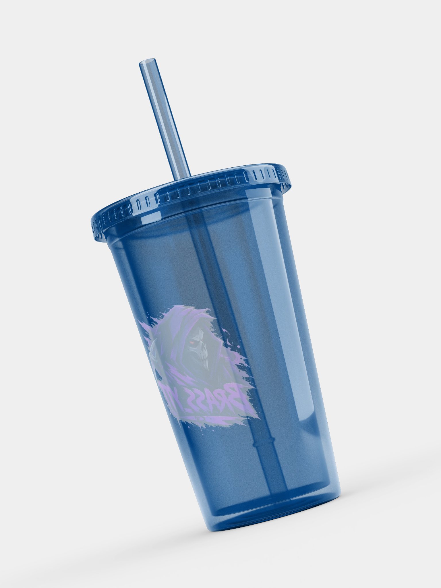 BRASS_YTT Double Wall Clear Plastic Tumbler | Motiv 1 product image (15)