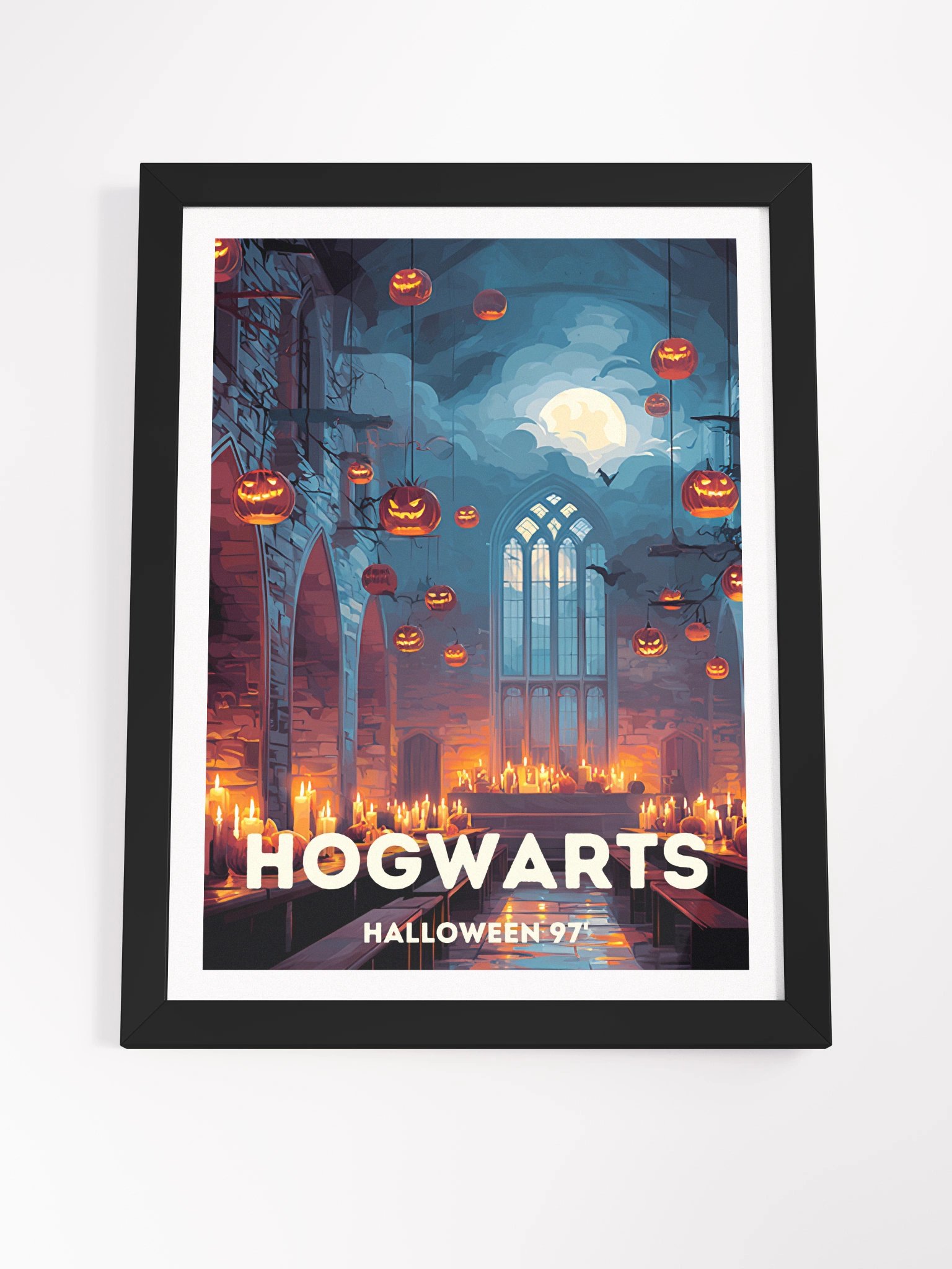 Magical School Halloween Fall Vintage Travel Poster product image (4)