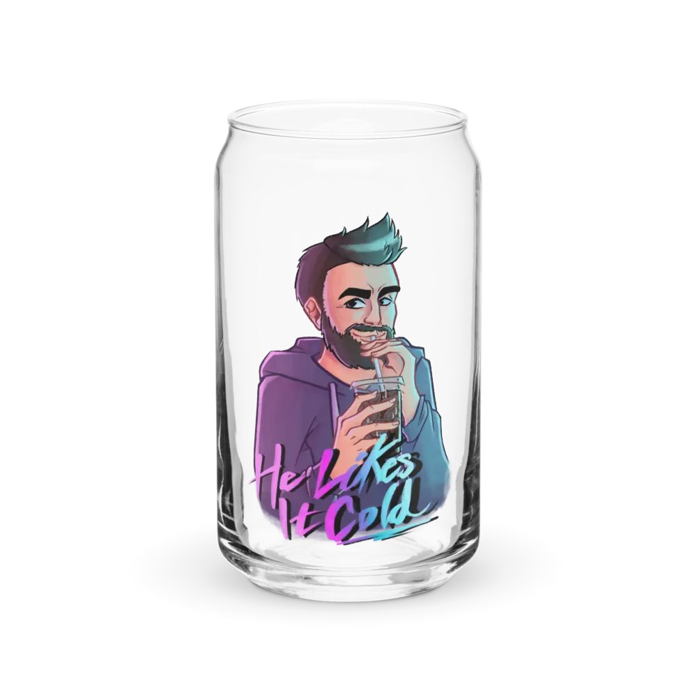 He Likes It Cold Can Glass product image (2)