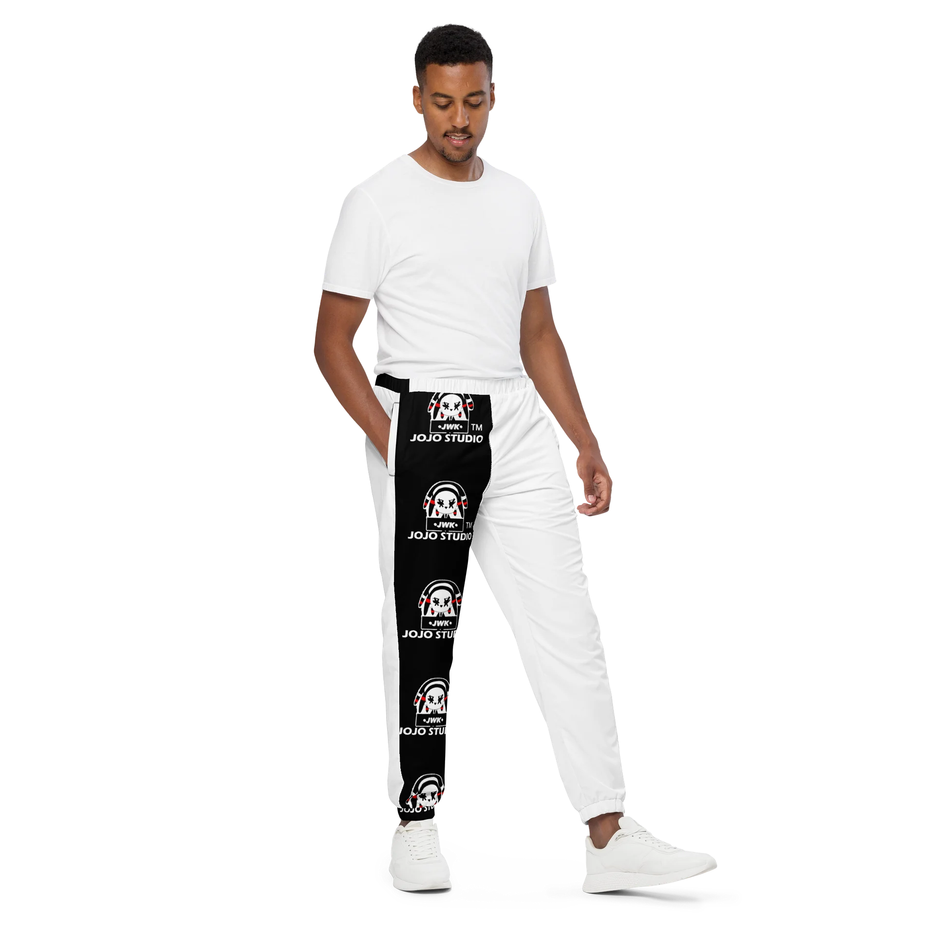Jozef Kayembe All-Over Print Track Pants | JWK JOJO STUDIO product image (3)